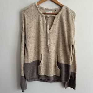 Prana Crystal Beach V Neckline Organic Cotton Blend Sweater